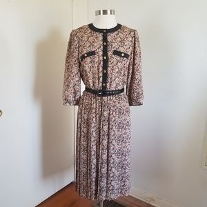 Vtg. Breli Originals Midi Dress